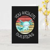 U axolotl vragen kaart (Gele Bloem)