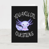 U axolotl vragen kaart (Voorkant)