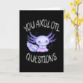 U axolotl vragen kaart (Gele Bloem)