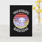 U axolotl vragen kaart (Gele Bloem)