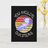 U axolotl vragen kaart (Gele Bloem)