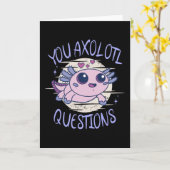 U axolotl vragen kaart (Gele Bloem)
