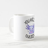 U axolotl vragen koffiemok (Voorkant links)