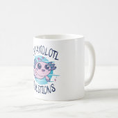 U axolotl vragen koffiemok (Voorkant rechts)