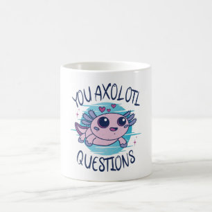 U axolotl vragen koffiemok