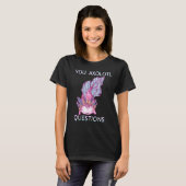 U Axolotl vragen pluche T-shirt (Voorkant volledig)