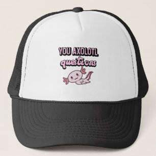 U Axolotl Vragen Retro 90s Cute Axolotl Trucker Pet