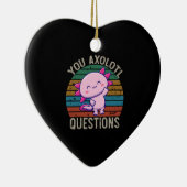 U Axolotl Vragen Retro 90s  Zonnetijd Keramisch Ornament (Rechts)