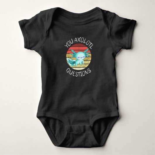U axolotl vragen romper (Voorkant)