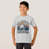 U axolotl vragen t-shirt (Voorkant volledig)