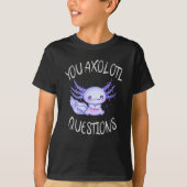 U axolotl vragen t-shirt (Voorkant)