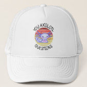 U axolotl vragen trucker pet (Voorkant)