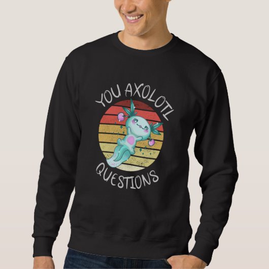 U axolotl vragen trui (Voorkant)