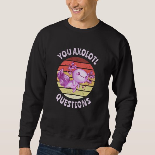 U axolotl vragen trui (Voorkant)