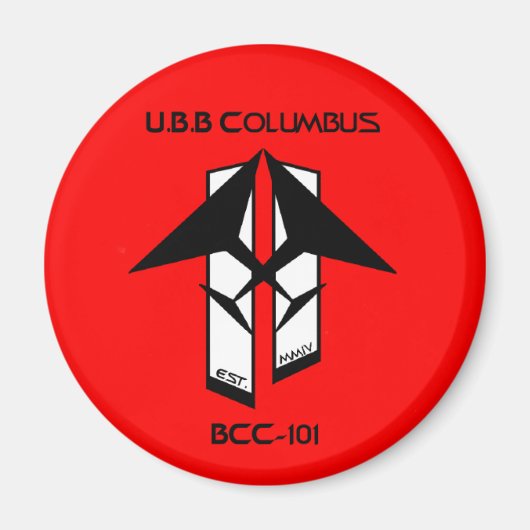 U.B.B Columbus magneet (Voorkant)