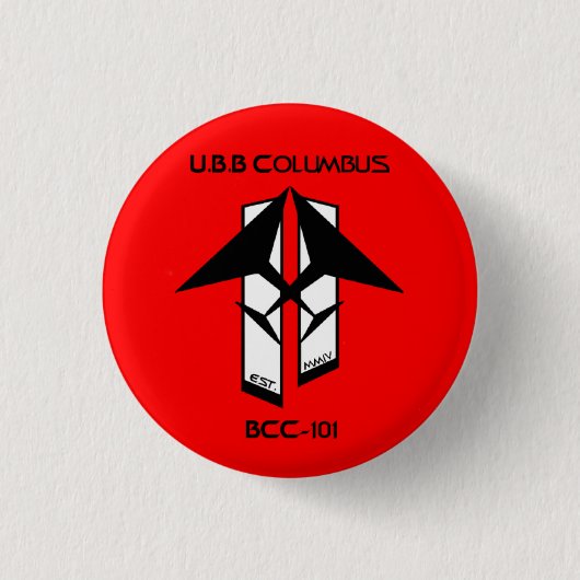 U.B. Columbus Mini Button (Voorkant)
