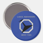 U.B.S. verlaten magneet (Voorkant / Achterkant)