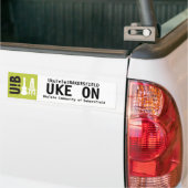 U!B "Uke on"-sticker Bumpersticker (Op Truck)