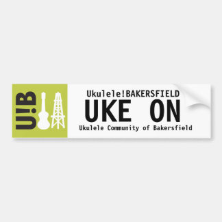 U!B "Uke on"-sticker Bumpersticker