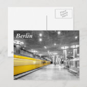 U Bahn Berlin Briefkaart (Voorkant / Achterkant)
