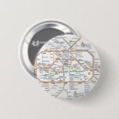 U-Bahn Berlin Ronde Button 5,7 Cm (Voorkant /achterkant)