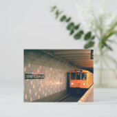 U-Bahn @Senefelderplatz Briefkaart (Staand voorkant)