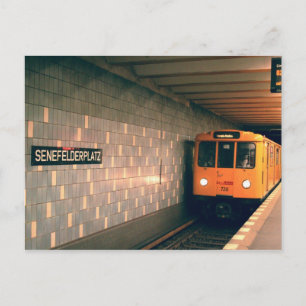 U-Bahn @Senefelderplatz Briefkaart
