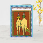 U barst omhoog me! kaart (Gele Bloem)