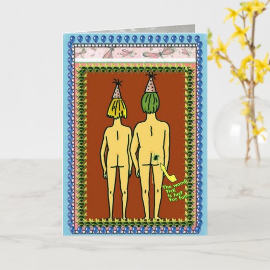 U barst omhoog me! kaart (Gele Bloem)