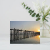 U-Bein Bridge Briefkaart (Staand voorkant)