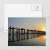 U-Bein Bridge Briefkaart (Voorkant / Achterkant)
