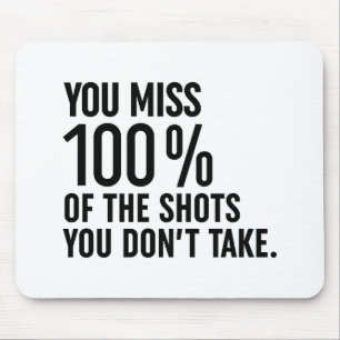 U bent 100% van de schoenen die u niet gebruikt muismat