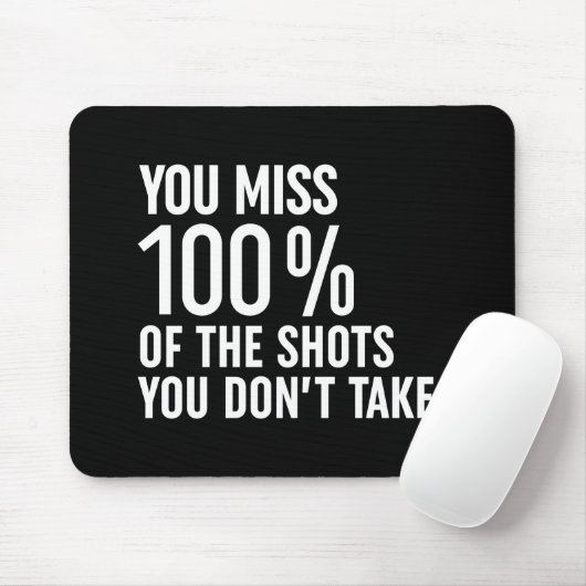 U bent 100% van de schoenen die u niet gebruikt muismat (Met muis)