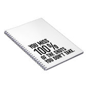 U bent 100% van de schoenen die u niet gebruikt notitieboek (Rechterzijde)