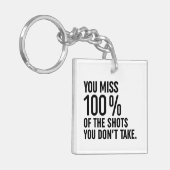 U bent 100% van de schoenen die u niet gebruikt sleutelhanger (Voorkant Links)