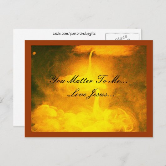 U bent aan me van belang briefkaart (Voorkant / Achterkant)