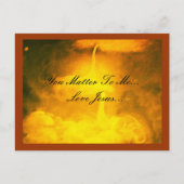 U bent aan me van belang briefkaart (Voorkant)