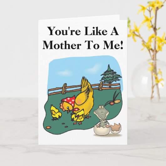 U bent als een Moeder aan de Kaart van de Dag van (Gele Bloem)