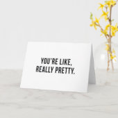 U bent als, werkelijk Mooie Notecard Kaart (Gele Bloem)