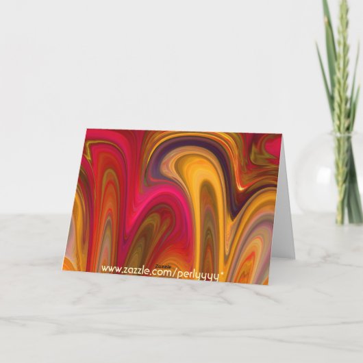 U bent altijd daar voor me geweest kaart (Achterkant)