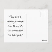 U bent behoorlijk goed en netjes, Psalm 139:14 Briefkaart (Achterkant)