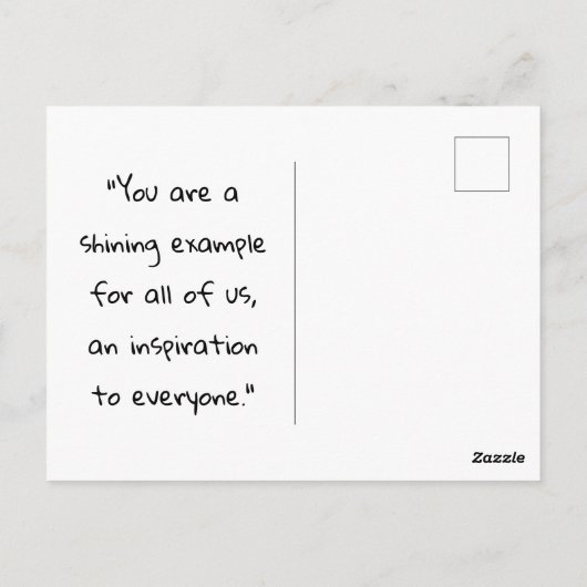 U bent behoorlijk goed en netjes, Psalm 139:14 Briefkaart (Achterkant)