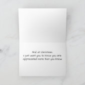 U BENT BEOORDEELD MET HET WERK VERBONDEN CHRISTMAS KAART (Binnen)