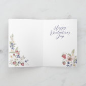 U bent Berry Sweet Waterverf Berries Valentijn Feestdagen Kaart (Binnen)