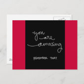 U BENT BEWUST DAT HET MOTIVATIE ENCOURA BRIEFKAART (Voorkant / Achterkant)