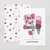 U bent Cool Kinder Classroom Valentijn Card Kaart (Voorkant / Achterkant)
