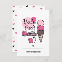 U bent Cool Kinder Classroom Valentijn Card