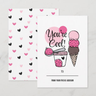 U bent Cool Kinder Classroom Valentijn Card Kaart