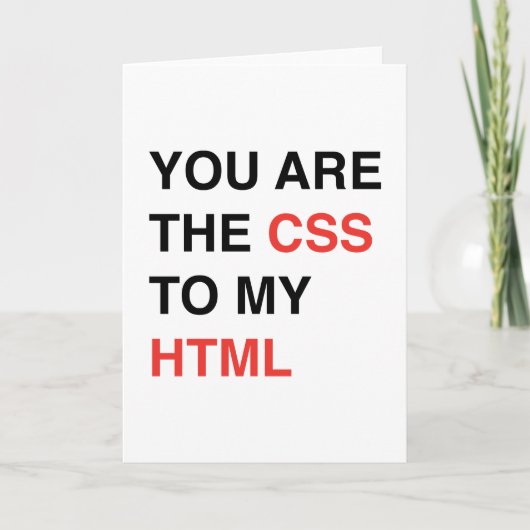 U bent CSS aan Mijn HTML Kaart (Voorkant)
