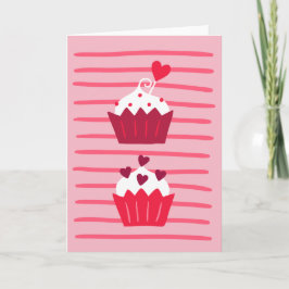 U bent Cupcake van Mijn Valentijnsdag van het Hart Feestdagen Kaart